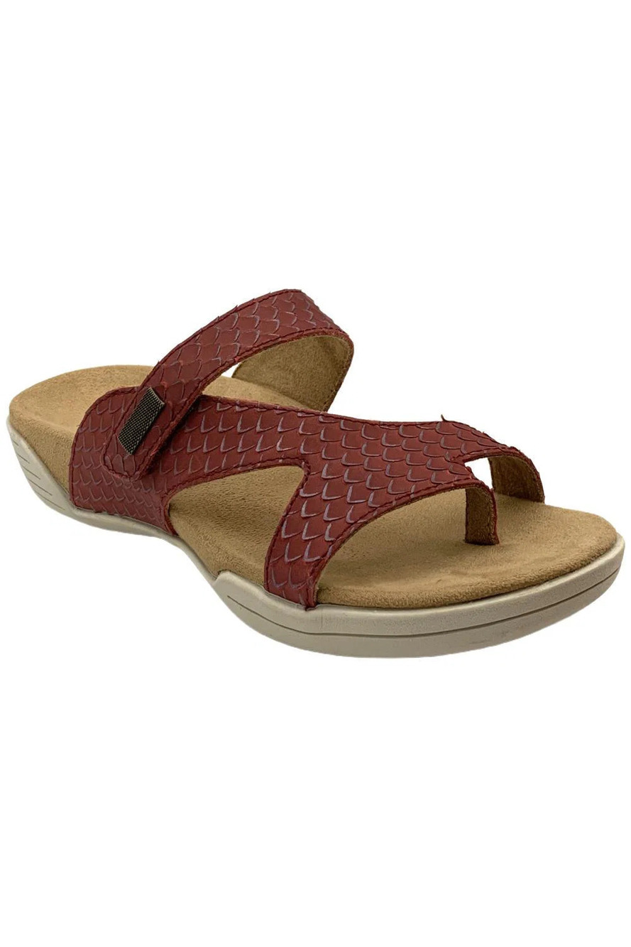 Halsa Women's Darline Thong Sandal Red - Medium